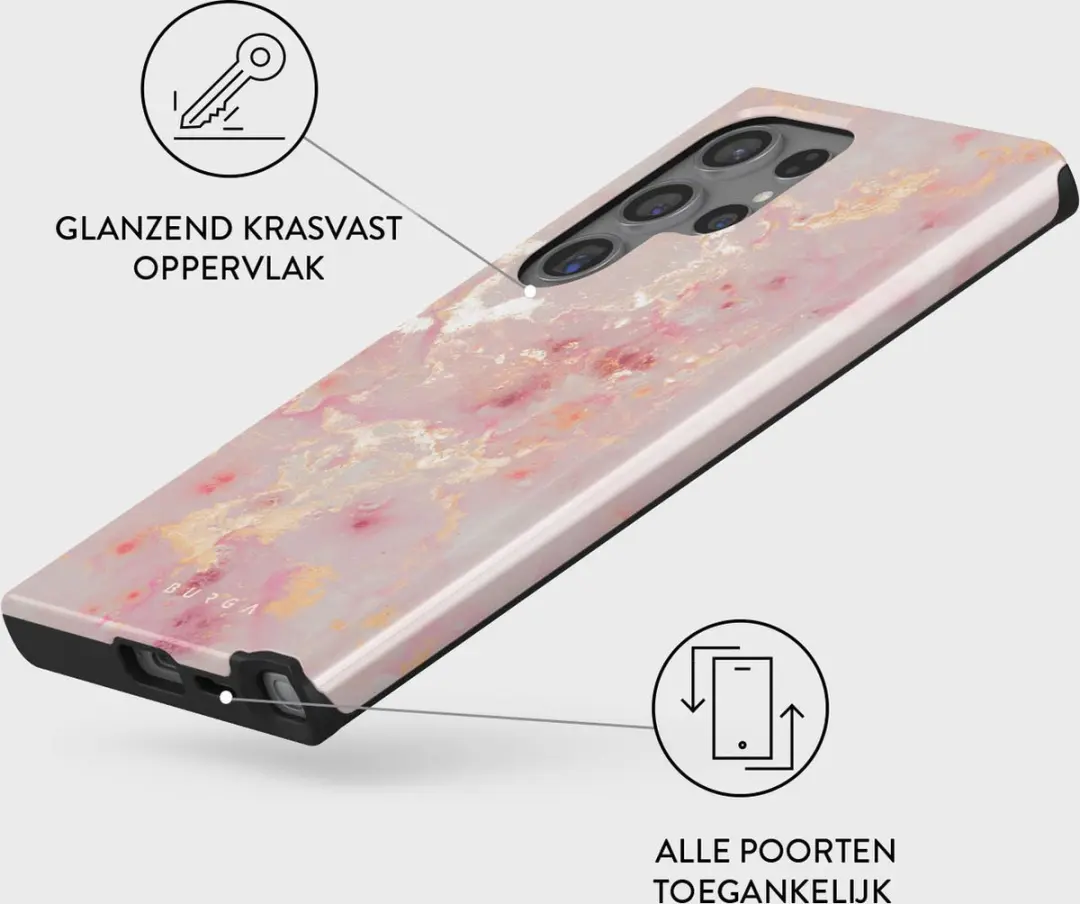 Burga Telefoonhoesje Samsung Galaxy S24 Ultra Golden Coral