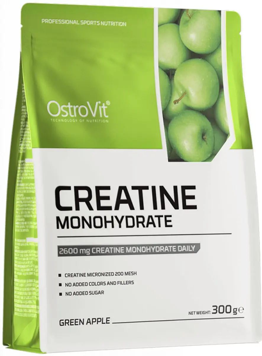 OstroVit Creatine Monohydraat 300g - Groene Appel - afbeelding 6 van 6