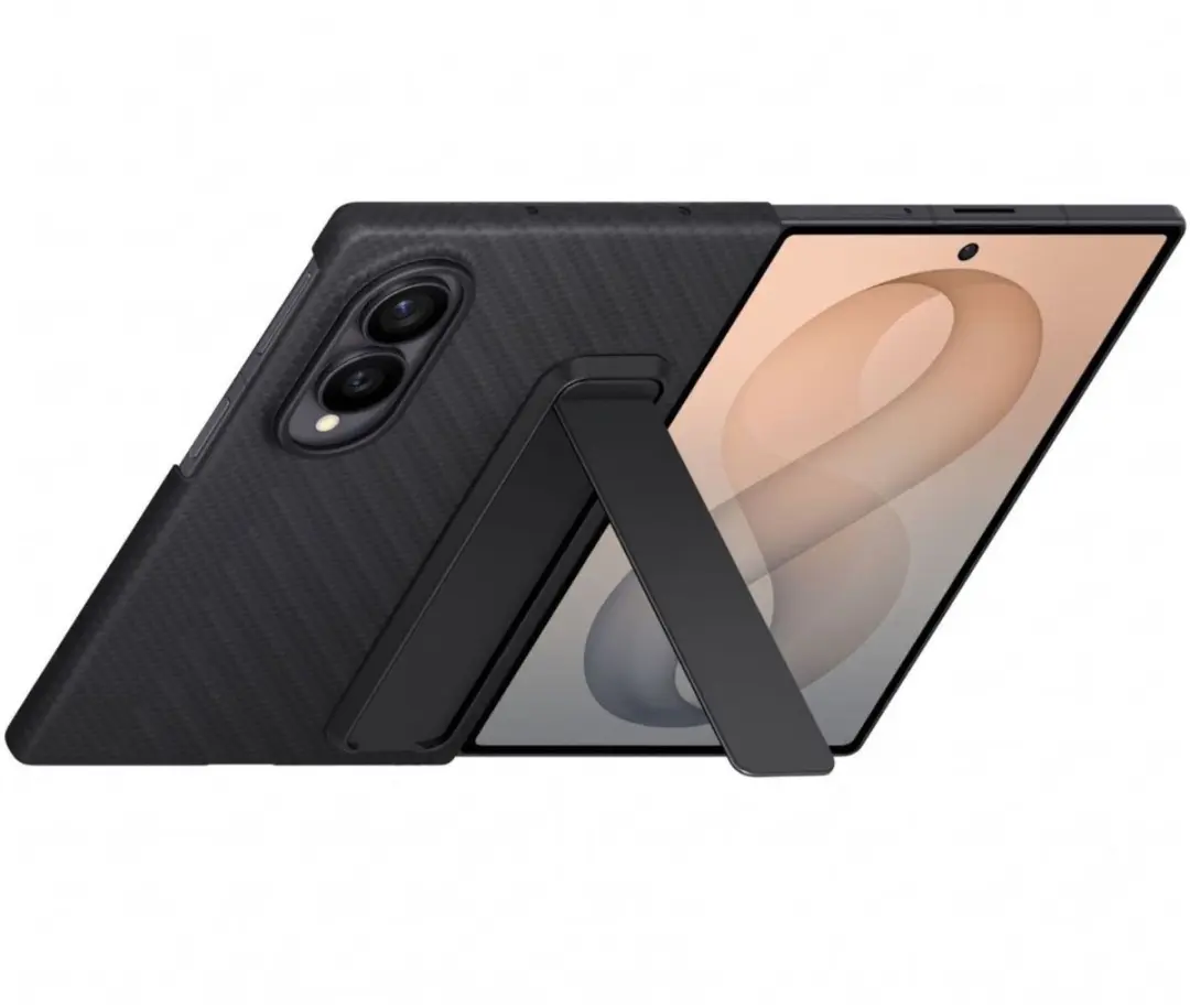 Samsung Galaxy Z Fold8 Carbon Standing Case EF-XF971SBEGWW - Zwart