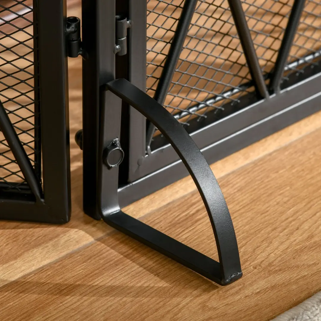 Homcom Kaminscherm 120x79cm - Zwart