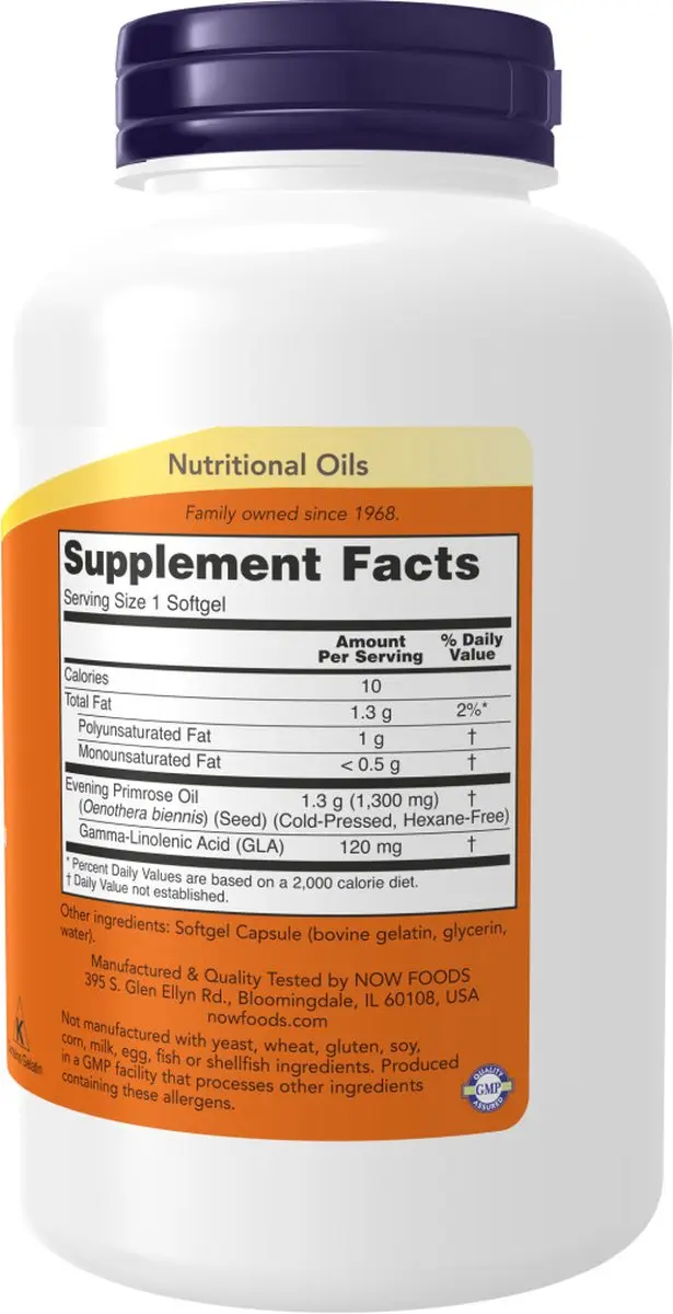 Now Foods Super Primrose 1300mg 120 Softgels