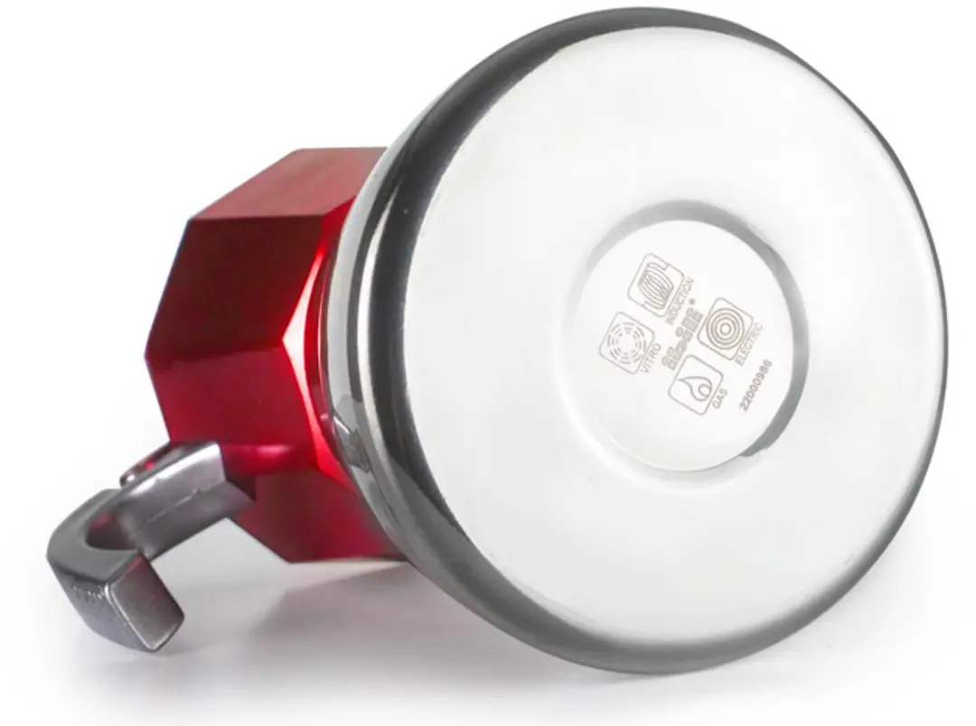 Ibili Elba 6 Koffiezetapparaat 627906 - Rood/Zilver
