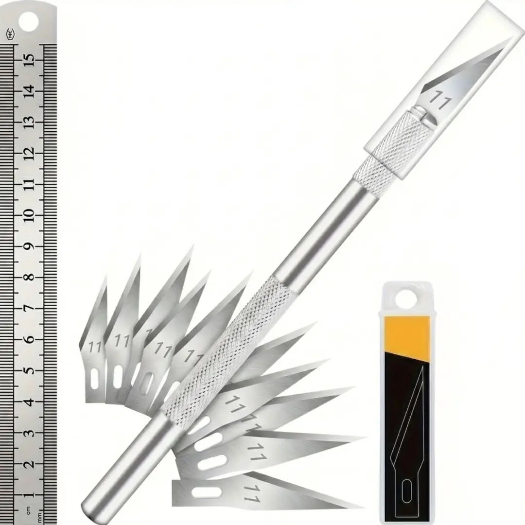 NUVEX Hobbymes Set Zilverkleurig