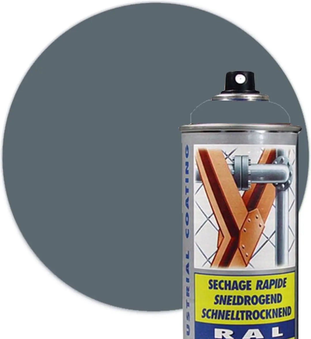Motip Acryllak Hoogglans RAL 7031 - 400ml