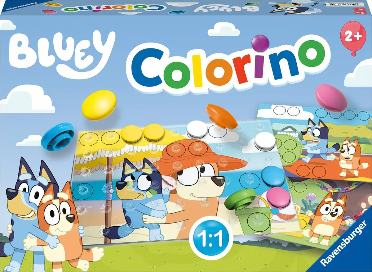 Ravensburger Bluey Colorino 22684 - Kinderspel - Multicolor