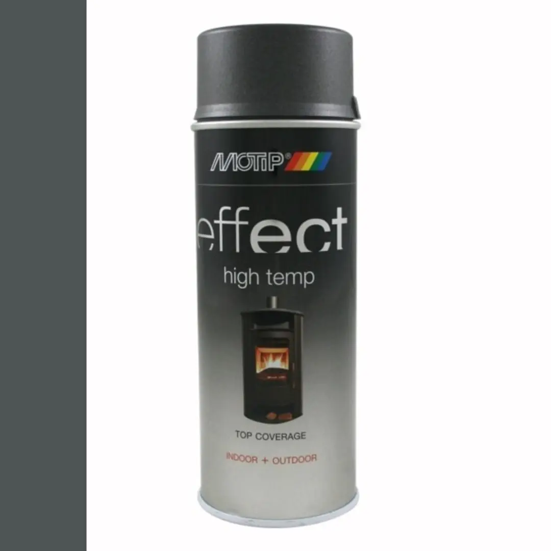 Motip Effect High Temp Spray - 400ml - Antraciet
