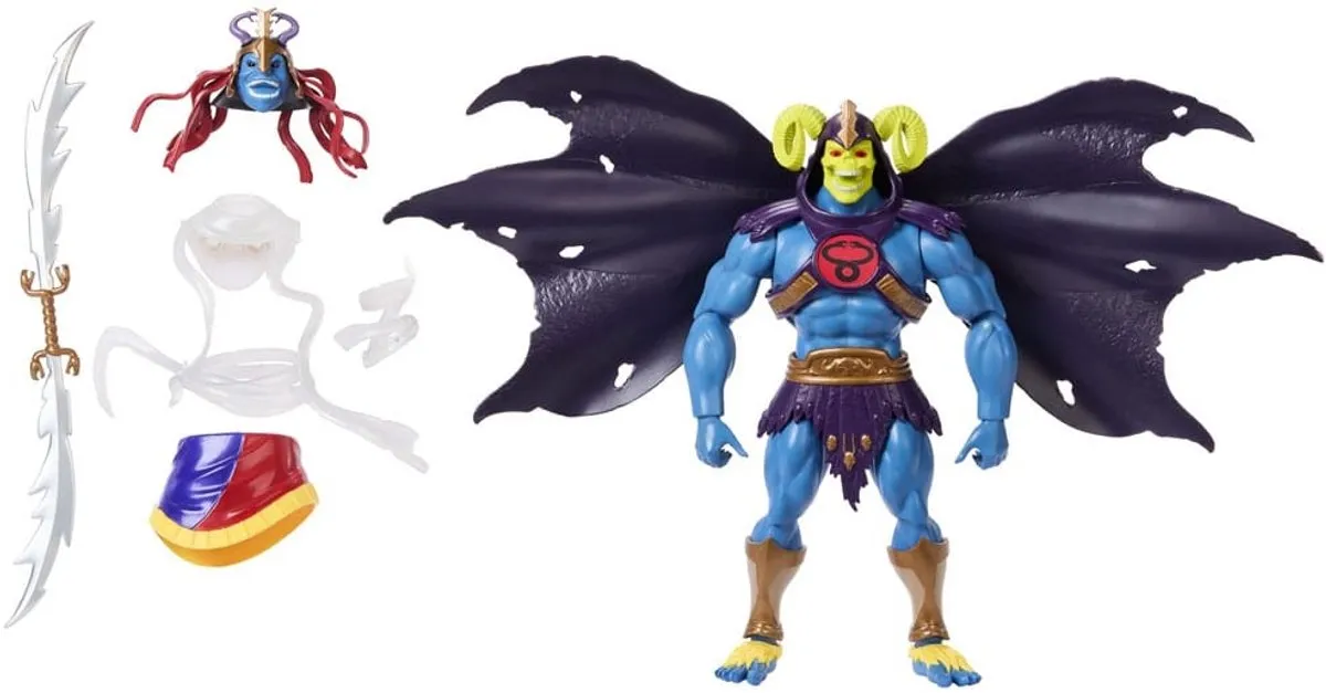 Mattel Masters of the Universe x ThunderCats Skell-Ra Action Figuur 14cm - Multi
