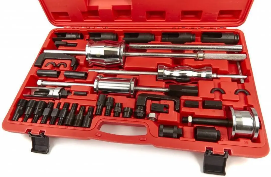HBM Universele Diesel Verstuiver Slagtrekker - 3-delig Rood/Zilver/Zwart