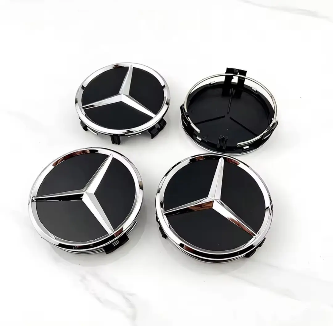 Mercedes-Benz Wielnaafdoppen 75mm - AMG Edition - 4 Stuks