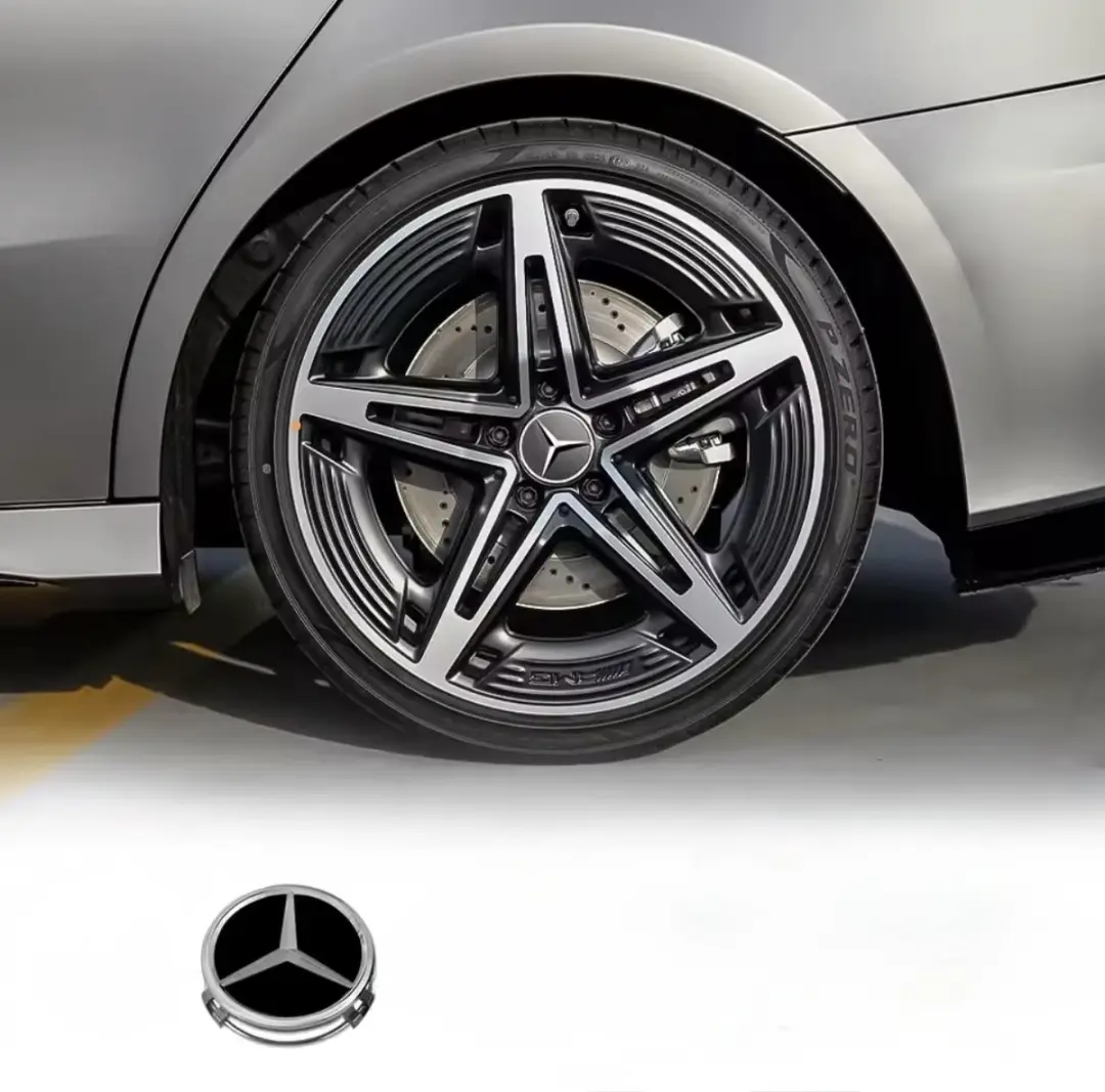Mercedes-Benz Wielnaafdoppen 75mm - AMG Edition - 4 Stuks