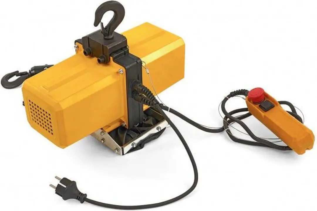 HBM 150 Kg PROFI Elektrische Kettingtakel - Geel