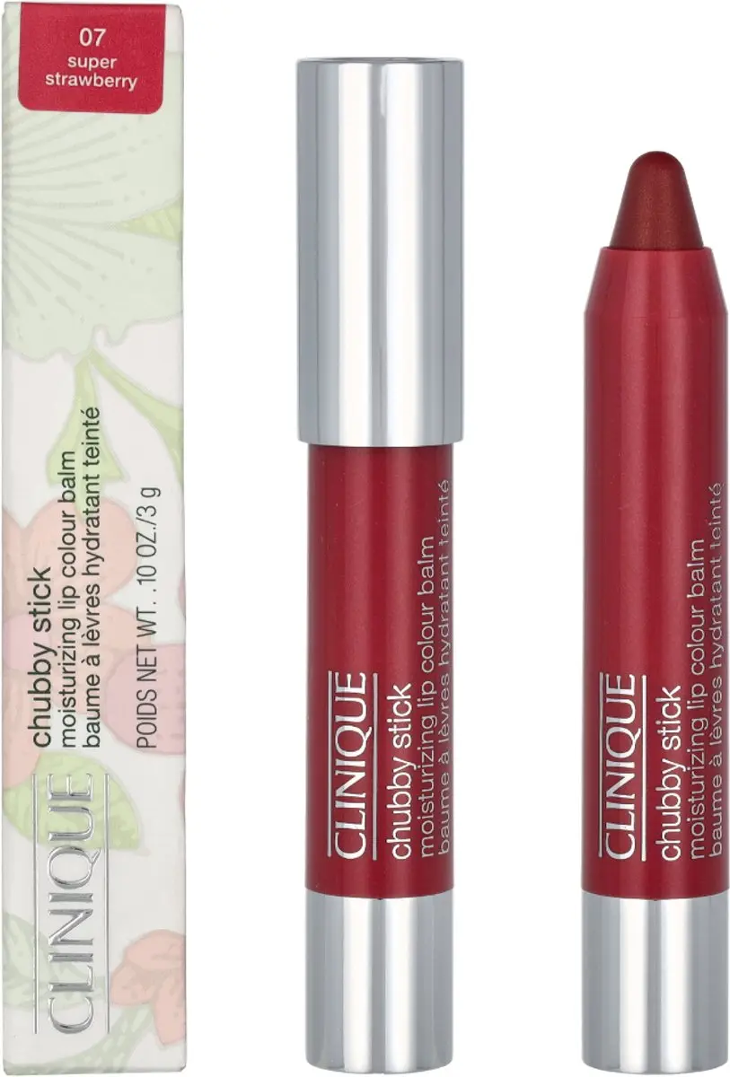 Clinique Chubby Stick Super Strawberry Lip Balm 3g - afbeelding 6 van 6