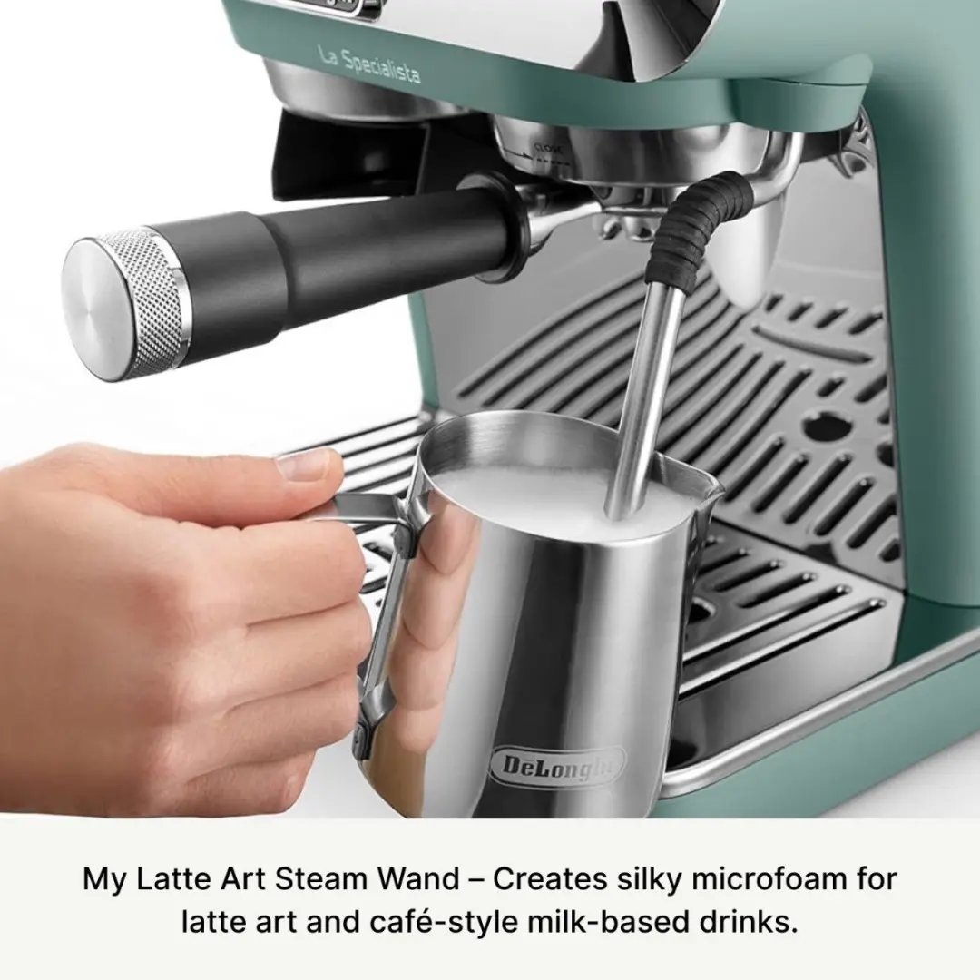 De'Longhi La Specialista Arte EC9155.GR Espressomachine - Groen - afbeelding 3 van 6