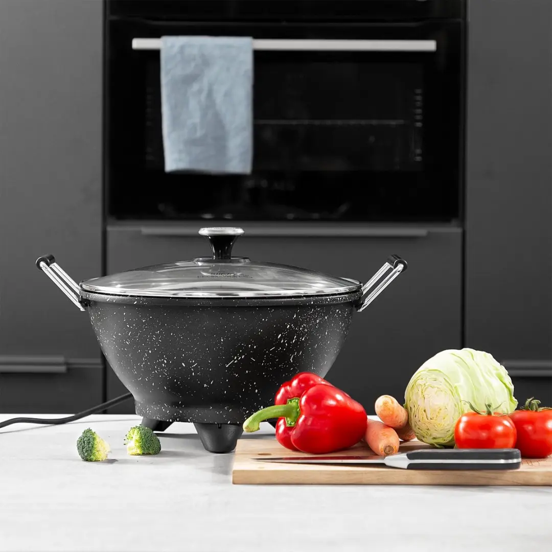 Princess 162389 Elektrische Wok 1400W - 7L - Zwart