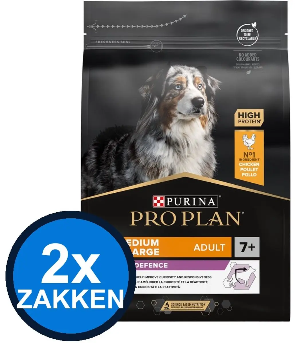 Pro Plan Adult 7+ Medium & Large Age Defence Kip