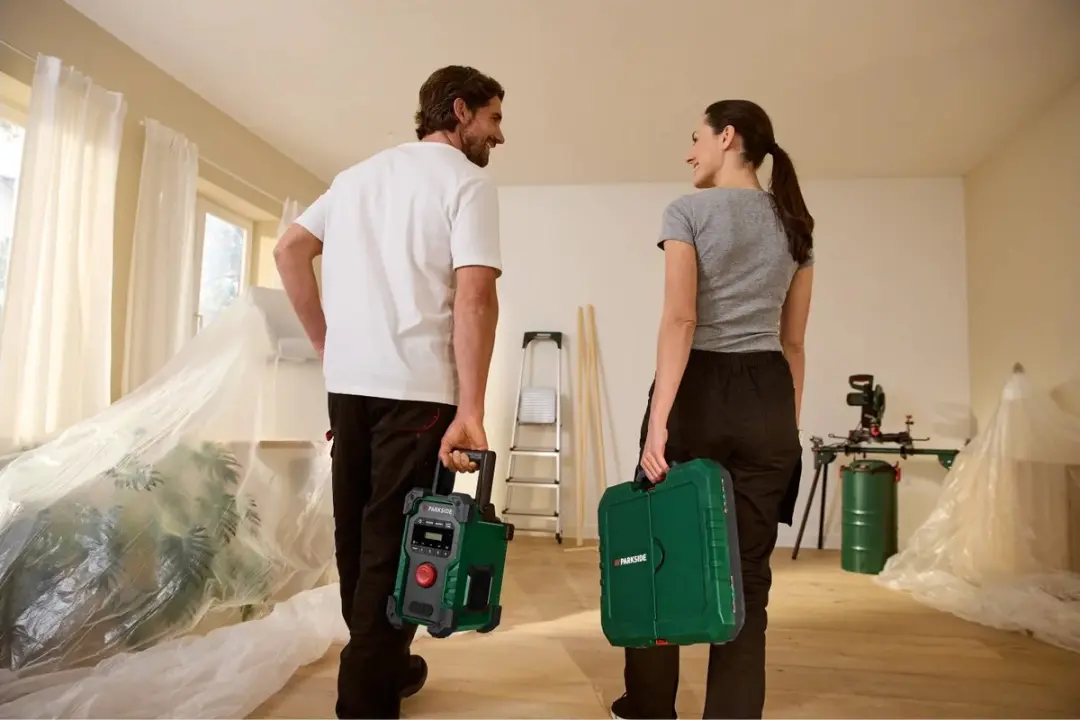Parksides Afzuiginstallatie 1200W - 54L - Groen/Zwart