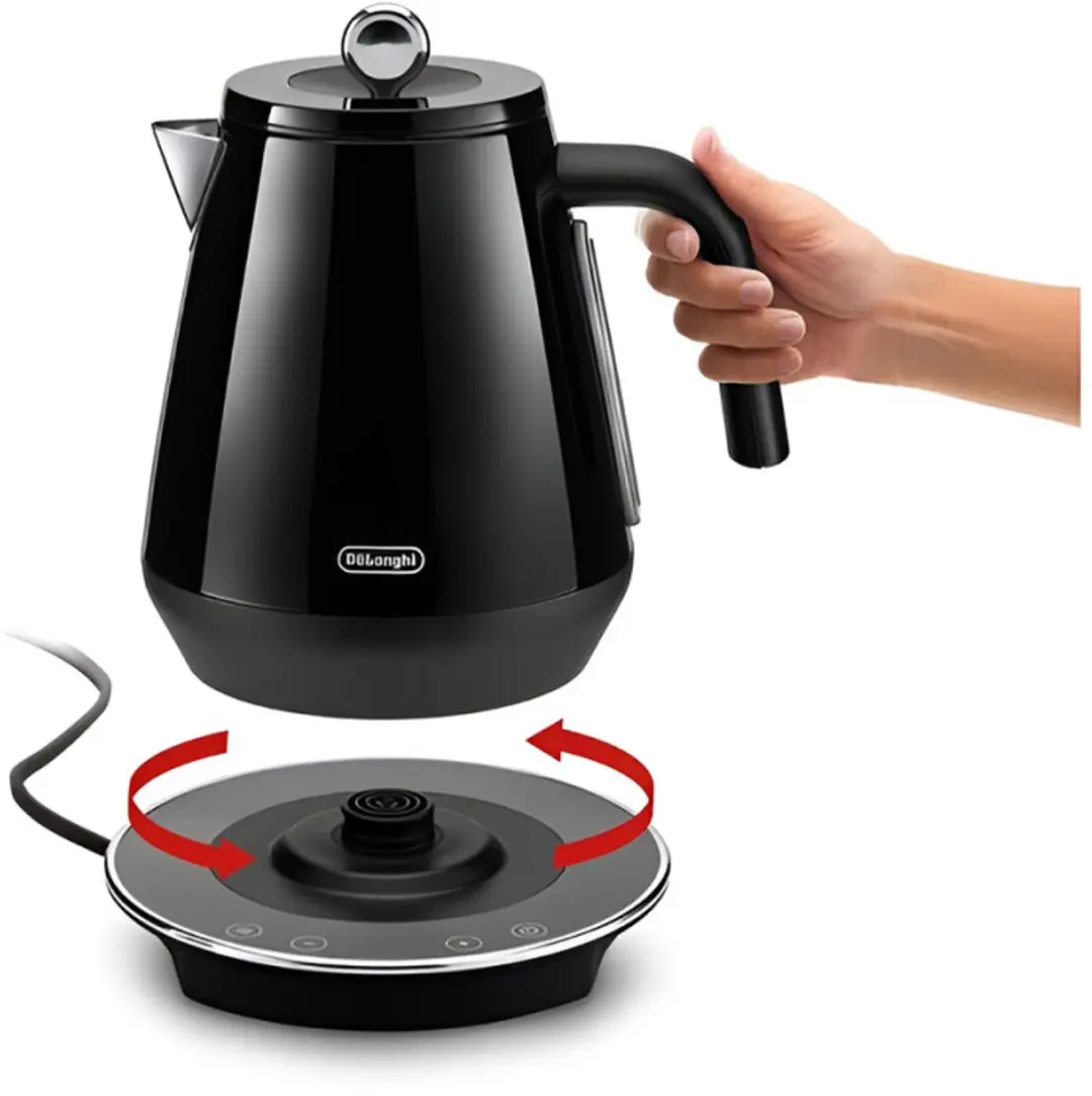 De'Longhi Eclectica SpecialTea KBY2011 Elektrische Waterkoker - 2000W - Zwart - afbeelding 2 van 6