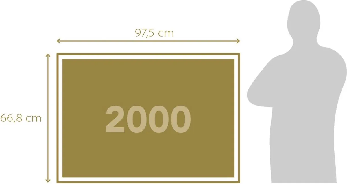 Clementoni Wandering Around Paris Puzzel 2000 Stuks - Multikleur