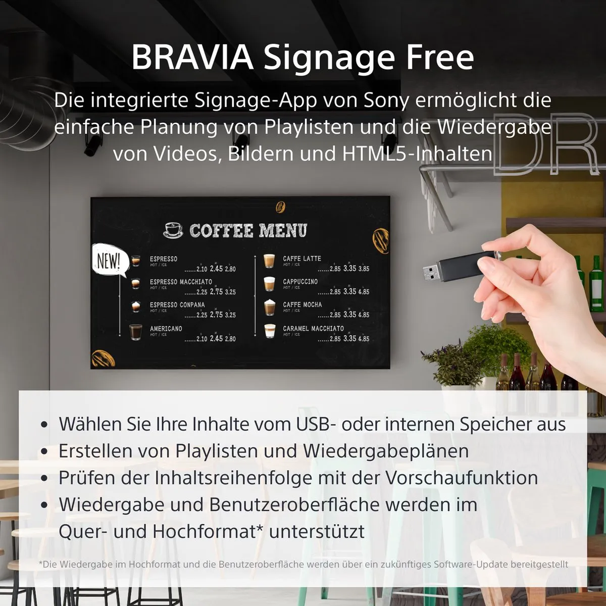 Sony FW-43EZ20L Signage Display 43" - Zwart