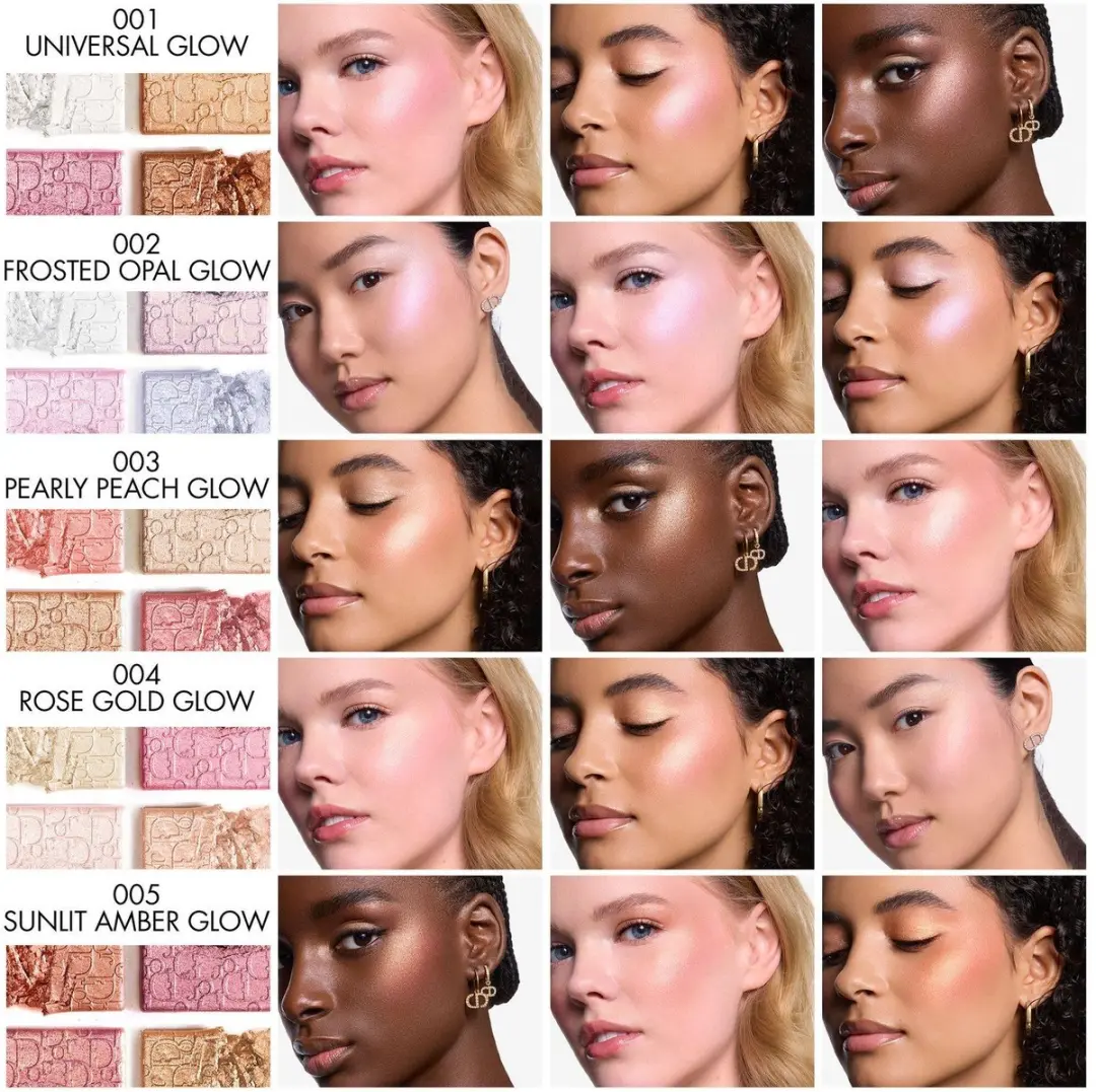 Dior Backstage Glow Face Palette 004 Rose Gold - Highlighter 10g