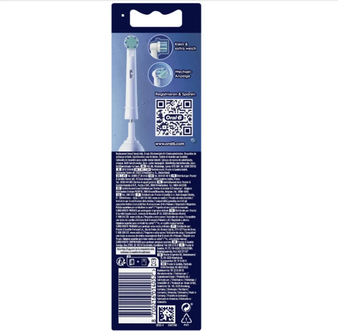 Oral-B Spiderman Opzetborstels - 8 Stuks