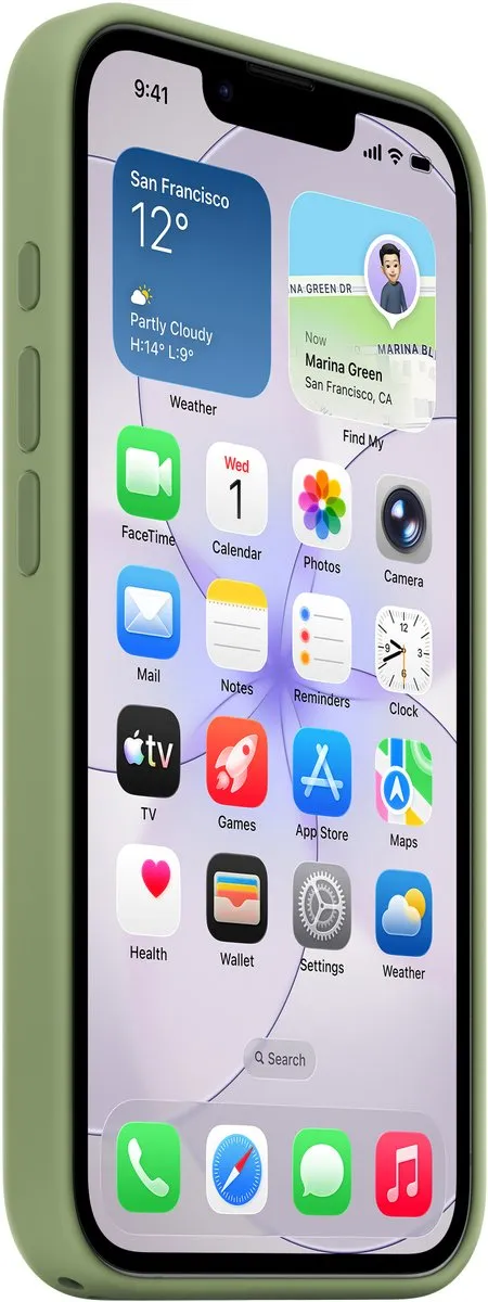 Apple iPhone 17e Siliconenhoesje MHWF4ZM/A - Licht Mosgroen