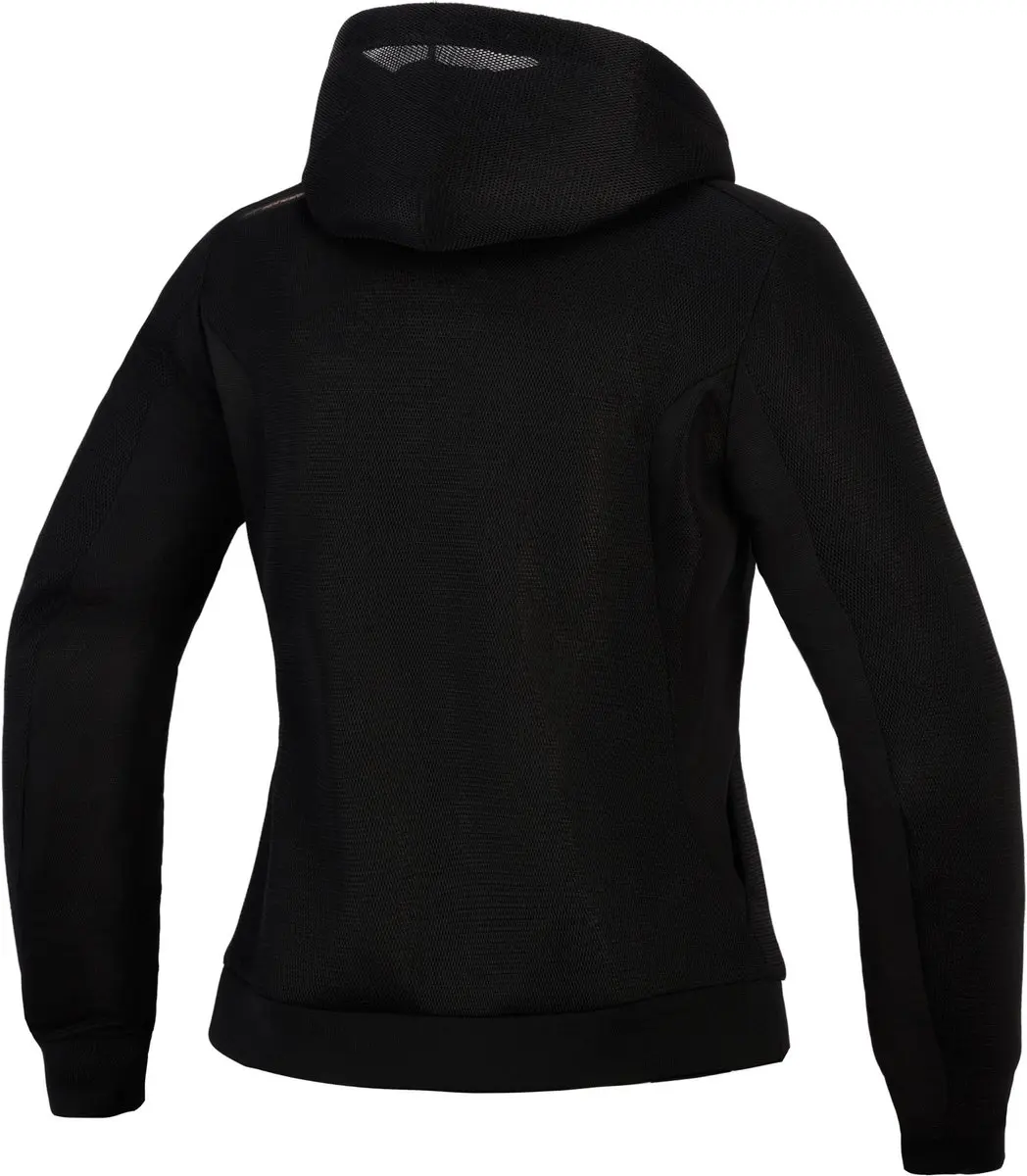 Alpinestars Stella Chrome Superairflow Dames Motorhoodie - Zwart S - afbeelding 3 van 6