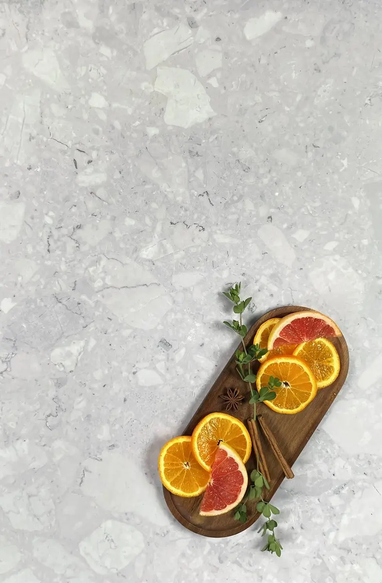 Bresser Backdrop Grey Marble 60x90cm - Kreukvrij Mat