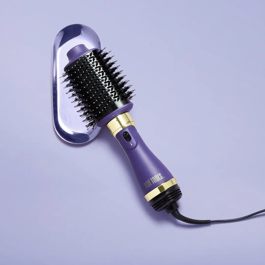 Hot Tools Professional One-Step Blow Dry & Volumizer 4cm - Paars/Goud