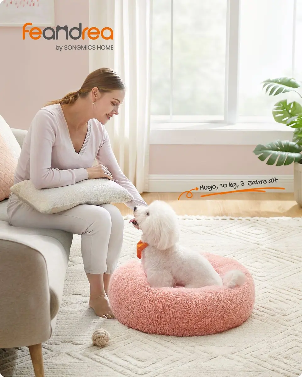 Songmics Kattenbed - Roze - 70x20cm