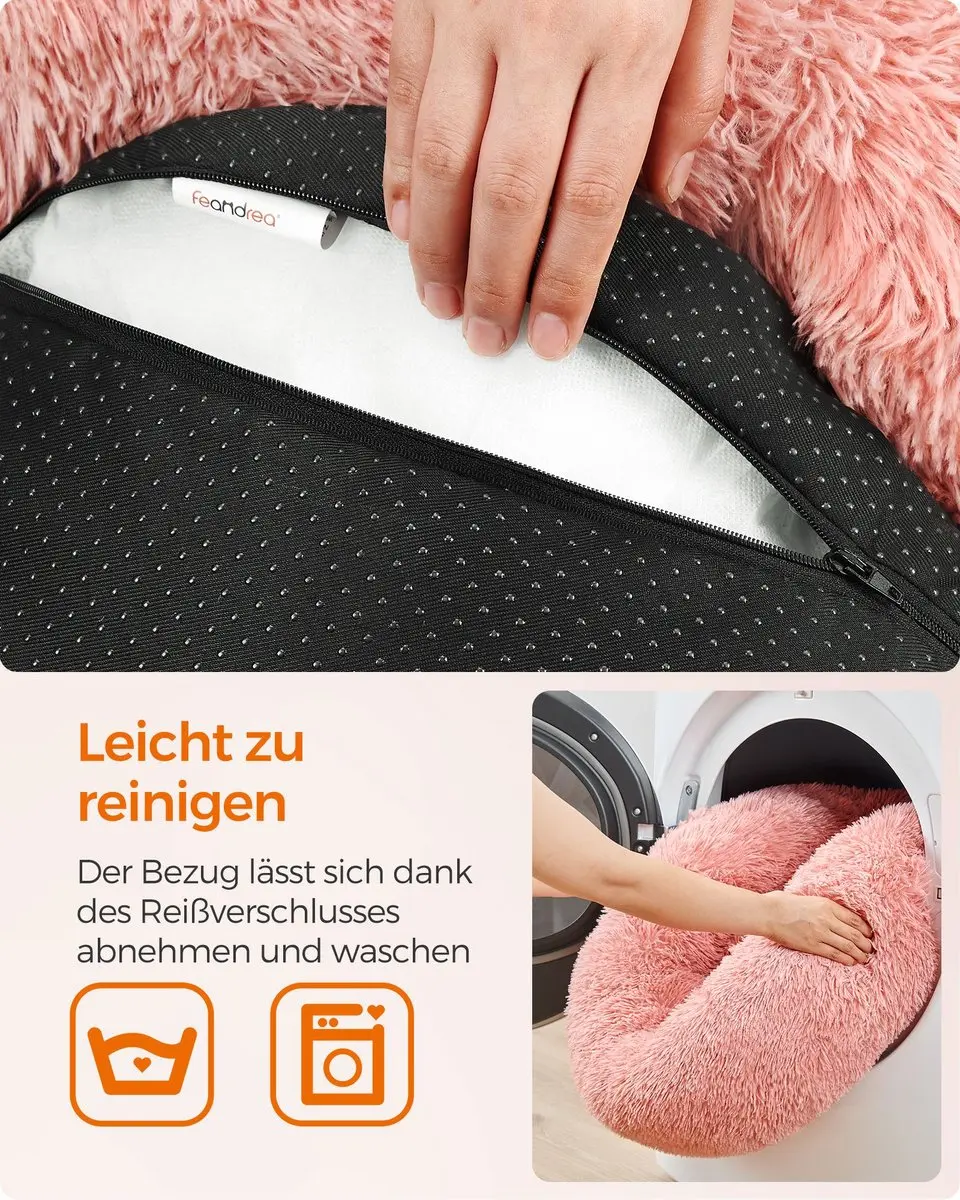 Songmics Kattenbed - Roze - 70x20cm