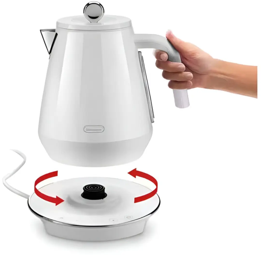De'Longhi Eclectica SpecialTea KBY2011.W Waterkoker 2000W - Wit - afbeelding 2 van 6