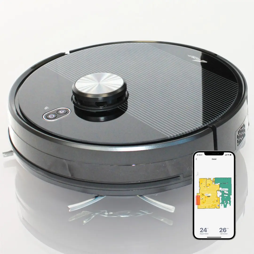 Zoef Robot Willem Robotstofzuiger 6000Pa - Zwart
