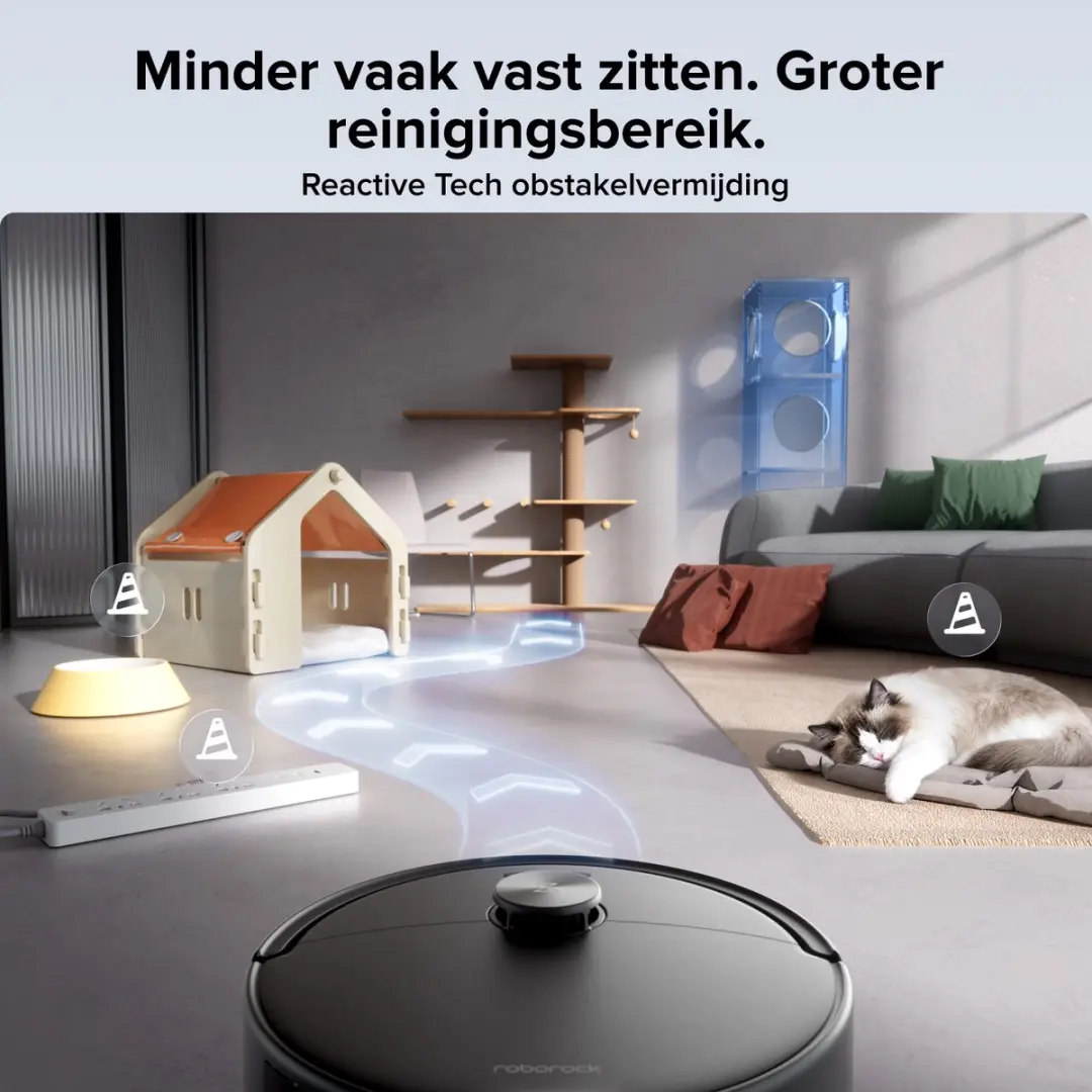 Roborock Qrevo 2 Pro Robotstofzuiger Set - 25.000 Pa - Zwart