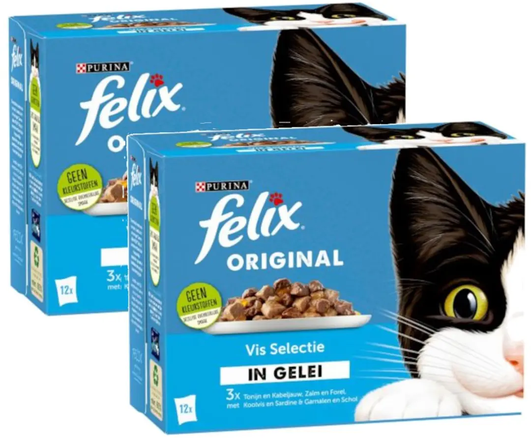 Felix Original Vis Selectie In Gelei