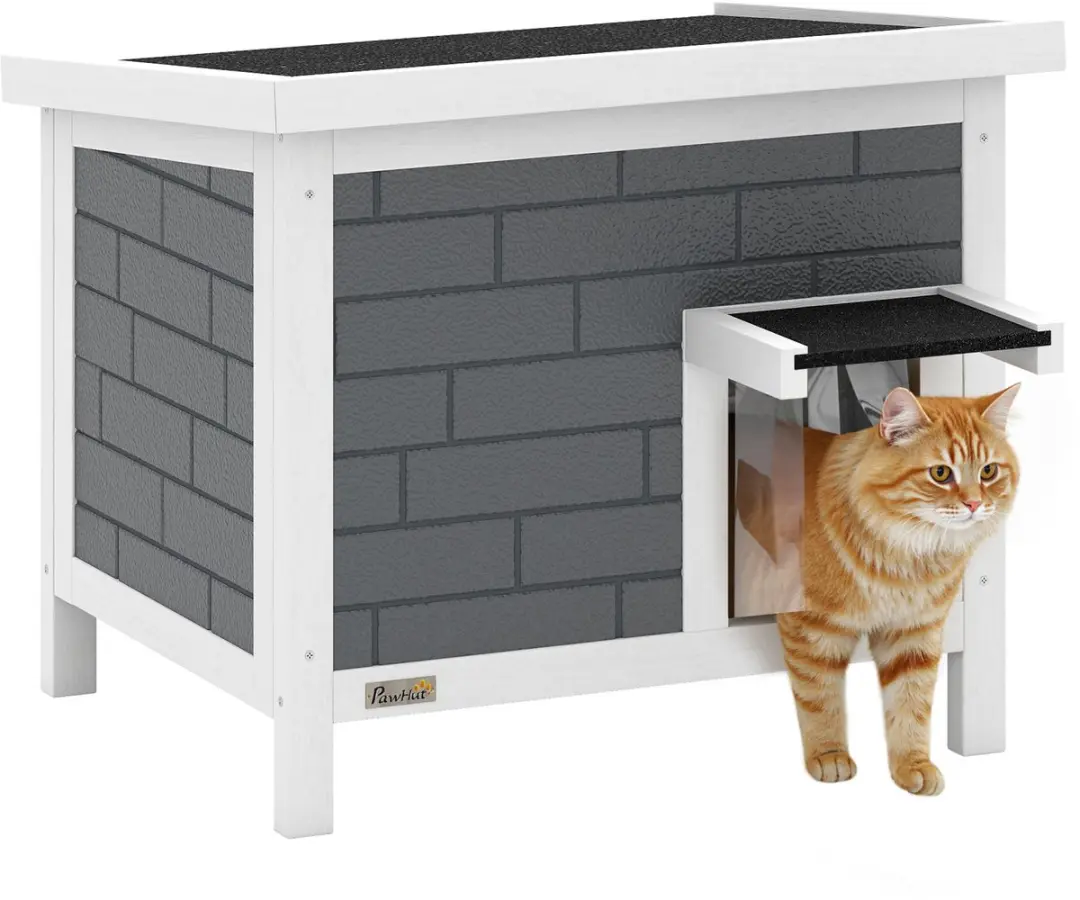 Pawhut Kattenhuis Tannenholz