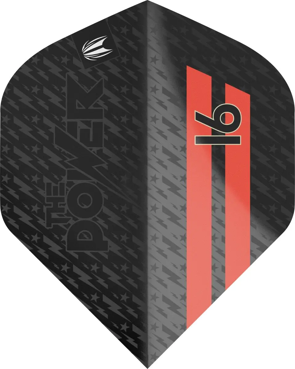 Target Pro Ultra Power G7 NO2 Dart Flights - 3 Stuks - Zwart