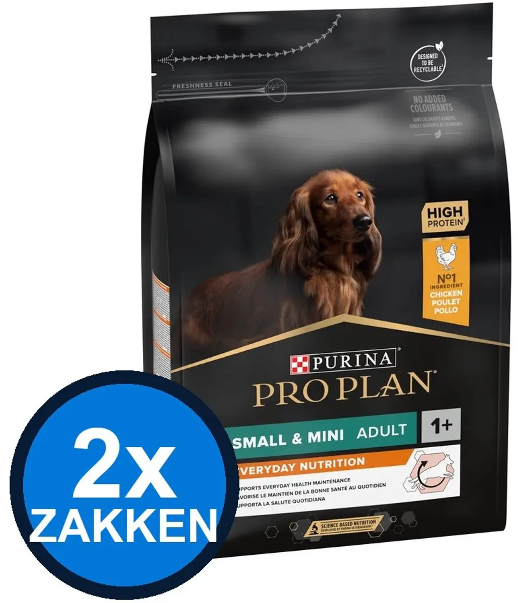 Pro Plan Adult Small & Mini Kip Droogvoer - 6 kg