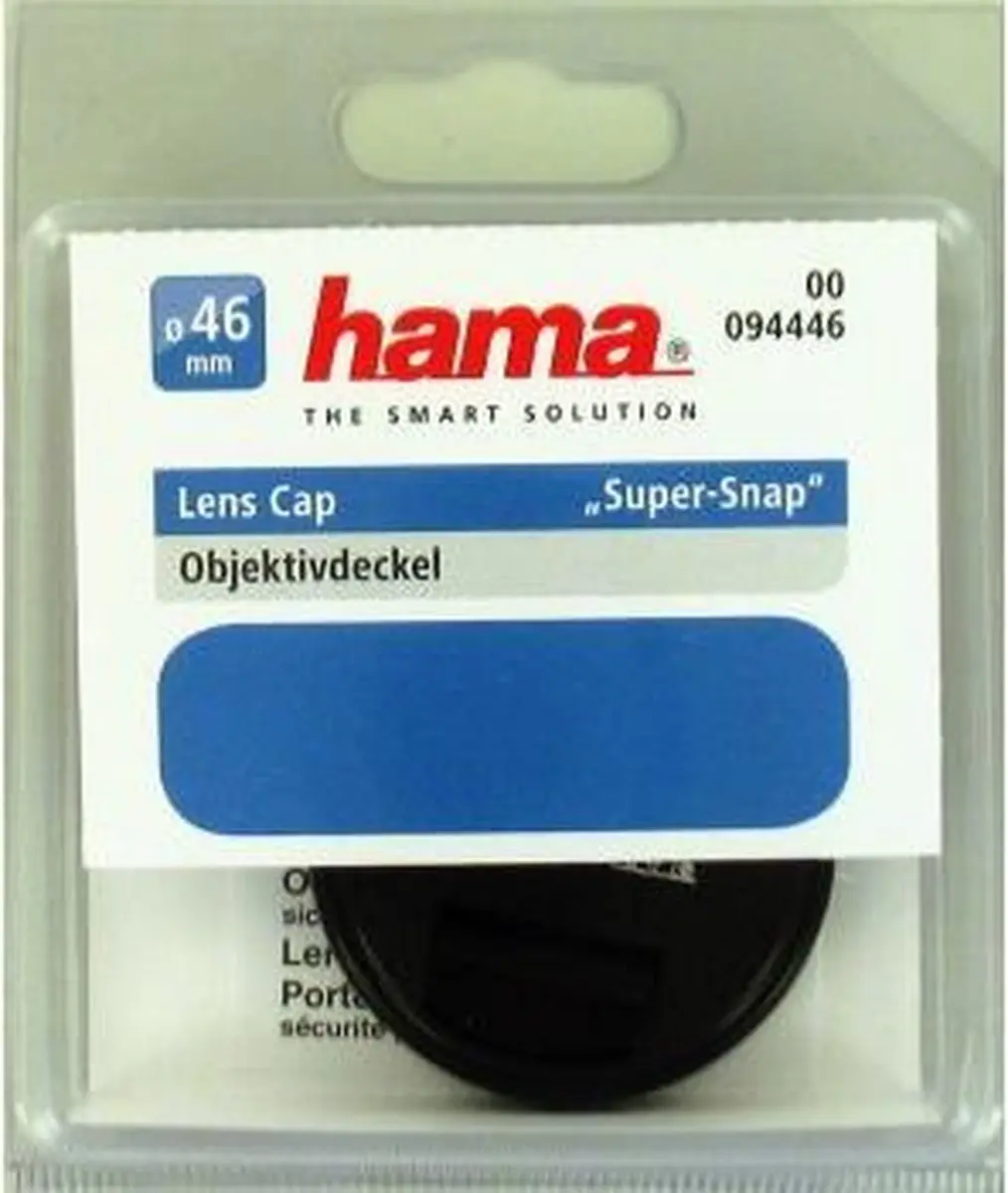 Hama Lensdop Super Snap 46mm - Zwart