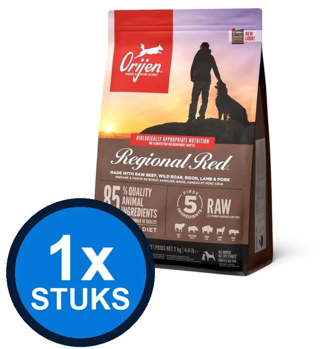 Orijen Dog Whole Prey Regional Red Hondenvoer 2kg