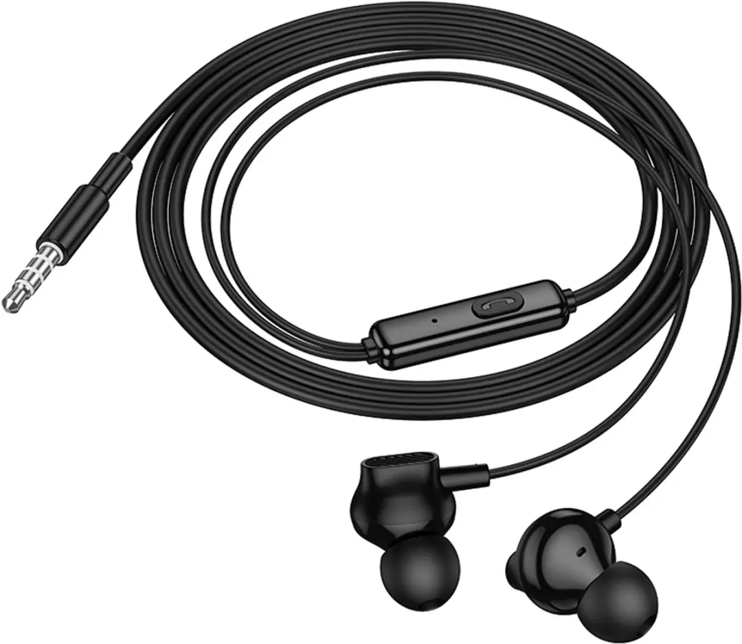 Hoco M117 In-Ear Oordopjes - 3,5mm Jack - Zwart - afbeelding 3 van 6