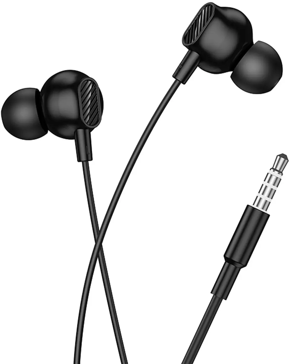 Hoco M117 In-Ear Oordopjes - 3,5mm Jack - Zwart - afbeelding 2 van 6