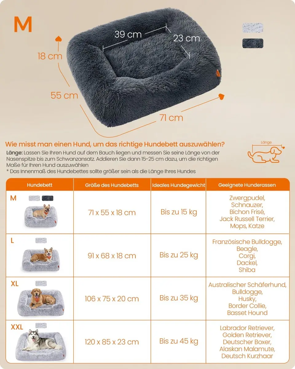 Songmics Hondenmand - 71x55x18cm - Donkergrijs - afbeelding 6 van 6