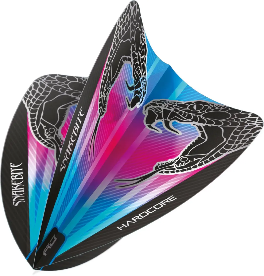 Red Dragon Peter Wright Hardcore Snakebite Dart Flights - TF6691 - 3 Stuks