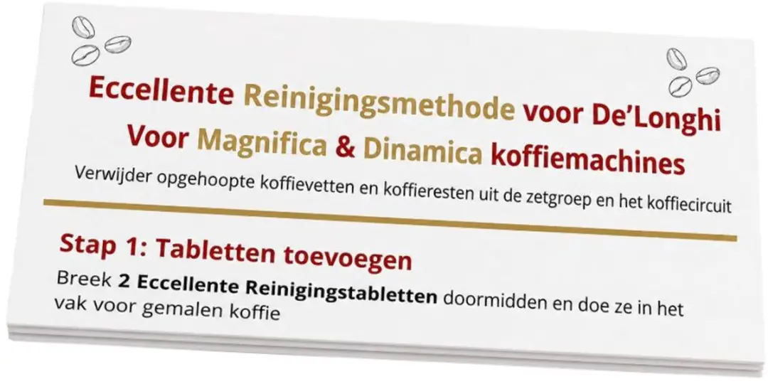 Eccellente E-0750 Reinigingstabletten - 30 Stuks - o.a. De'Longhi Magnifica