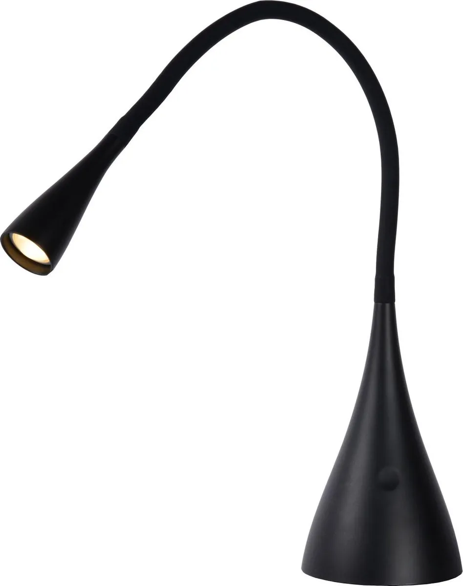 Lucide ZOZY Bureaulamp LED 3 StepDim 4W - Zwart