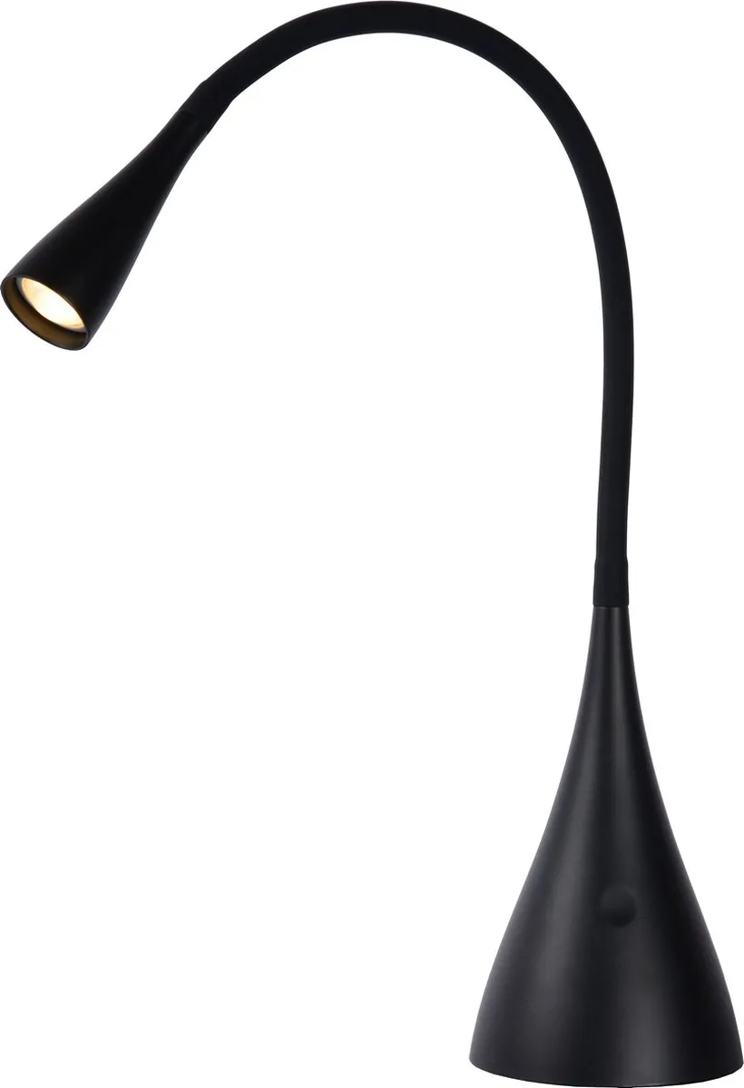 Lucide ZOZY Bureaulamp LED 3 StepDim 4W - Zwart