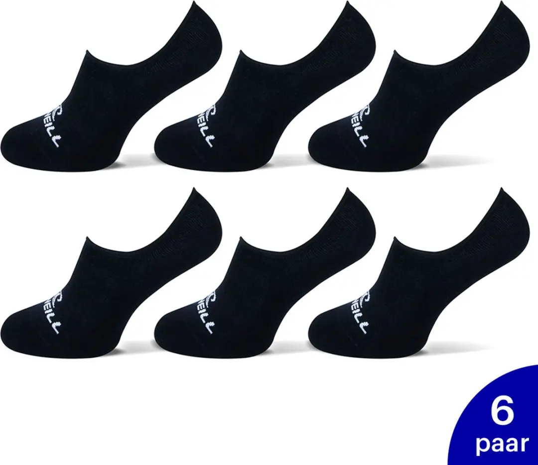 O'Neill Onzichtbare Footies 6 Stuks - Zwart
