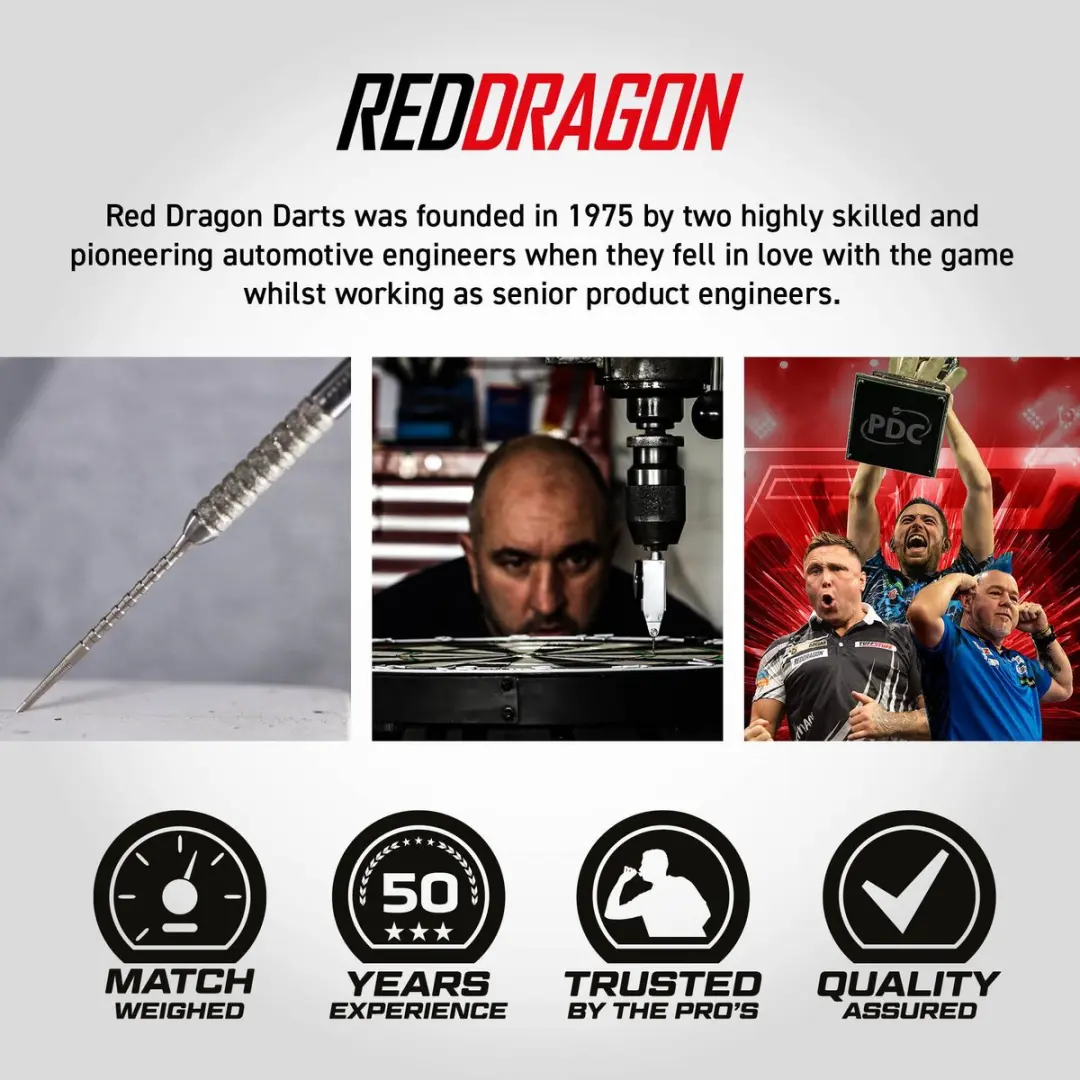 Red Dragon Gian van Veen Tour Edition Switch Point Dartpijlen - 3 Stuks