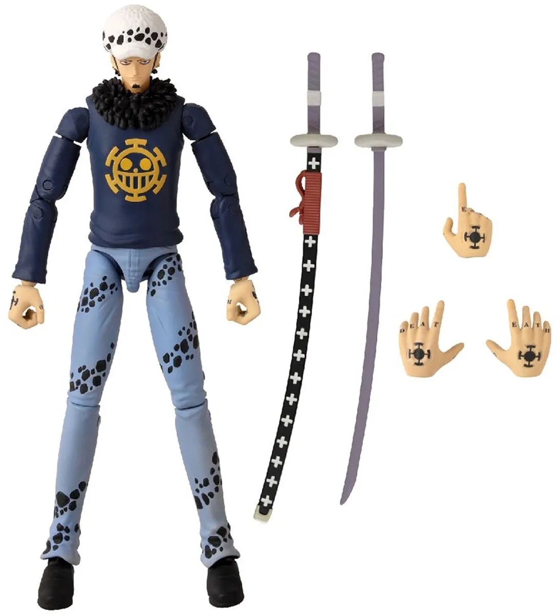 Bandai Namco One Piece Anime Heroes Trafalgar Law 17cm - Multicolor